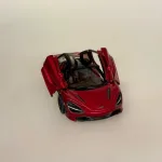 Modelbil Mclaren 720S Racer Rød, spider, formel 1, formel one, tacer, butterfly, døre, gti, old timer, old school, cool, hurtig, racer, racerbil, sportsvogn, benzin, fast car, modelbil, samler, mekaniker, kørekort, 18 år, symbolsk gave, gaveide, tillykke, drengerøv, drengebil, kontor, ungdom, biti, ribe, legendarisk, flot, sej, racerkører, le mans,