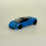 Modelbil Mclaren 720S Racer Turkis, metallic, spider, formel 1, formel one, tacer, butterfly, døre, gti, old timer, old school, cool, hurtig, racer, racerbil, sportsvogn, benzin, fast car, modelbil, samler, mekaniker, kørekort, 18 år, symbolsk gave, gaveide, tillykke, drengerøv, drengebil, kontor, ungdom, biti, ribe, legendarisk, flot, sej, racerkører, le mans,