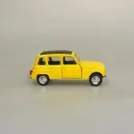 Modelbil Renault 4 - Gul, gul bil, citrongul, fransk, design, bil, model, bilmodel, retro, ældre, biti, ribe, gave, gaveide, kørekort, frankrig, emigrere, pensionist, flytte, symbolik