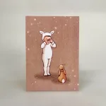 Postkort Pakke - Belle & Boo Serie, Belle and boo, uk, engelsk, design, yndigt, poetisk, søde, kære, fine, børn, fødselsdagskort, til, børnefødselsdag, barnedåb, dåbskort, dåbshilsnen, lykønsknng, postkort, til og fra, pastelfarver, akvarel, biti, kort, lækker, kvalitet, gave, elefant, kæledyr, kanin, børneunivers, eventyr, leg, børneliv, bedste ven, kammerater