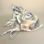 Silketørklæde Satin kvadratisk Stort - Paradise, hawaii, eksotisk, sydhavsø, baunty, island, paradis, pastelfarver, lyst, elegant, sødt, fint, lækkert, kvalitet, yndigt, poetisk, palmer, stemningsfuldt, feminint, 73081, stort, firkantet, kvadratisk, fed, ren, ægte, silke, 100%, lady, sporty, smart, luksus, luksuriøst, lady, like, gave, gaveide, dame, tørklæde, silkesatin, biti, ribe