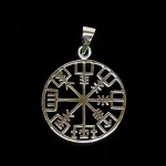 Sølv Vedhæng Vegvisir Åben, enkel, kd, 98477, stilig, magisk, heksetegn, amulet, kompas, vejviser, vikingkompas, vikingekompas, guder, gamle, mytologi, aser, vikinger, museums, smykker, ægte, original, fund, kopi, kopismykker, nordisk, dansk, fortidsfund, udgravninger, gave, gaveide, symbolsk, eksamen, eksamensgave, rejse, beskytte, lykke på rejsen, voksen, konfirmation, biti, ribe, sterling, sølv, ren, ægte, 925, kvalitet, lækker, flot