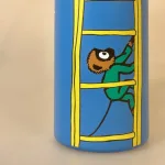 Termoflaske - Pippi Langstrømpe Blå, metal, metalflaske, termokande, kolde, varme, smart, lækker, blå, kvalitet, pippi, motion, træning, kaffe, te, vand, pendler, skole, job, udflugt, togturen, pippi100, pippi ting, gave, gaveide, konfirmation, praktisk, smart, cykeltur, gear, udstyr, dreng, drenge, piger, voksne, børn, flot, sjov, herlig, humoristisk, særlig, speciel, svensk, biti, ribe,