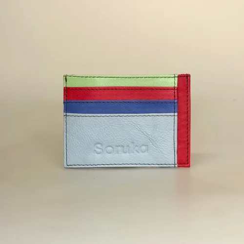 Unika Kortetui i Læder - Flerfarvet med Lomme blå, D Blå/Isblå, farver, kulørt, little elephant, my wallit, italiensk, spansk, kortetui, kortholder, kortpung, lille, kompakt, credit cards, kreditkort, unisex, farveglad, særlig, speciel, flot, unika, kun en af hver, one of a kind, piger, damer, mænd, lomme, gave, gaveide, billig, lækker, skind, læder, pung, kort, cool, biti, ribe, vadehavet, 81047