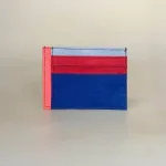 Unika Kortetui i Læder - Flerfarvet med Lomme blå, D Blå/Isblå, farver, kulørt, little elephant, my wallit, italiensk, spansk, kortetui, kortholder, kortpung, lille, kompakt, credit cards, kreditkort, unisex, farveglad, særlig, speciel, flot, unika, kun en af hver, one of a kind, piger, damer, mænd, lomme, gave, gaveide, billig, lækker, skind, læder, pung, kort, cool, biti, ribe, vadehavet, 81047