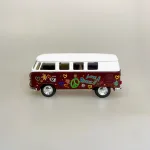 1962, 12072, 1:32, VW Folkevogns Rugbrød - Samba Flower Power Bordeaux, Hippie, goki, VW Folkevogns Rugbrød - Samba blå, VW Folkevogns Rugbrød - Samba Blå/Hvid, bus, folkevogn, folkevognsbus, rugbrødsbil, rugbrød, varebil, surfer, surferbus, hippue, hippiestyle, ud i det , nostalgi, 70'erne, modelbiler, modelbil, volkswagen, samba, bully, biti, ribe