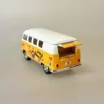 VW Folkevogns Rugbrød - Samba Flower Power Gul, varmgul, solgul, 1962, 12072, 1:32, Hippie, goki, VW Folkevogns Rugbrød - Samba blå, VW Folkevogns Rugbrød - Samba Blå/Hvid, bus, folkevogn, folkevognsbus, rugbrødsbil, rugbrød, varebil, surfer, surferbus, hippue, hippiestyle, ud i det , nostalgi, 70'erne, modelbiler, modelbil, volkswagen, samba, bully, biti, ribe