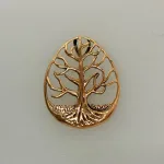 Vedhæng Bronze - Livets Træ Yggdrasil Dråbeformet, np, 05-328-5, ovalt, dråbe, stort, gylden, kobber, dråbe, som et strejf af en dråbe, ,Vikinge vedhæng sølv - Livets træ Yggdrasil lille oval, Vikinge Vedhæng sølv - Livets træ Yggdrasil, vikingesmykker, vikingsmykker, livstræet, ask, ygdrasil, yggdrassil, asatro, sølvvedhæng, sølvsmykke, kædevedhæng, freja, nordisk mytologi, asgård, udgård, midgård, museumssmykker, museums smykker, kopi smykker, fund, kopier af fund, ribe, biti,