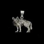 Vikingevedhæng i Sølv - Fenris Ulven, kd, 98521, tredimensionel, flot, smuk, ulv, ulvesmykke, ulve i danmark, vilde, dyr, rovdyr, fenris, fenrisulven, ulvevedhæng, ægte, ren, sølv, sterling, original, dyr, mytologi, ragnarok, thyr, aser, vikinger, vikingesmykker, historiske, museums, smykke, vedhæng, fund, inyeressant, gave, gaveide, kraftfuldt, amulet, totem, beskytte, biti, ribe