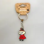 Nøglering - Lille My, little, my, moomin, lmy123E, nøglering, rød, sur, arrig, hidsig, metalnøglering, emalje, emaljeret, kvalitet, lækker, taskepynt, gave, gaveide, konfirmation, konfirmand, mumiting, mumidalen, moomin, biti, ribe