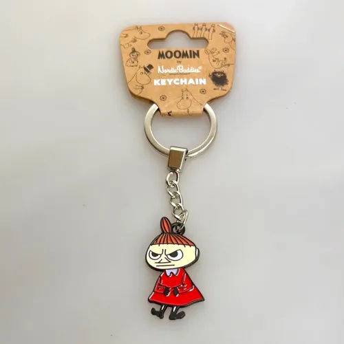 Nøglering - Lille My, little, my, moomin, lmy123E, nøglering, rød, sur, arrig, hidsig, metalnøglering, emalje, emaljeret, kvalitet, lækker, taskepynt, gave, gaveide, konfirmation, konfirmand, mumiting, mumidalen, moomin, biti, ribe