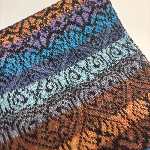 Alpaka Tørklæde Dobbelt - Catedral Blå Gylden, black, efterårsfarver, multi, mættede, dæmpede, farveforløb, mønsterborter, hønsestrik, handloomed, lamauld, , herrehalstørklæde, assesseries, vinter, Alpaca tørklæde dobbelt - Rayas Gylden, efterårsfarver, varme, farver, havblå, petrol, petroleums, grønt, blåt, turkis, flotte farver , efterårs, alpaca, alpakka, lamauld, strik, halstørklæde, tørklæde, strik, alpacastrik, unisex, til, herrer, damer, kvinder, kvalitet, luksus, lækkert, flot, biti, ribe, blødt, varmt, lunt, kradser ikke
