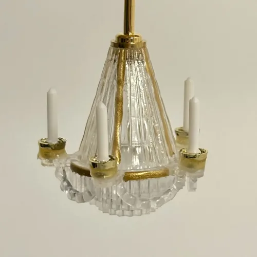 Miniature Krystal Lysekrone Lille, krystallyskrone, krystal, loftslampe, plafond, pendel, miniature, tre, arme, lysekrone, smart, batteri, ledningsfri, standerlampe, gulvlampe, retro, symbolsk, gave, lampe i gave, gavekort, lampekøb, miniature, 1:12, dukkehus, tilbehør, ting til, dukkehuset, lamper, belysning, batteri, nisser, nissehus, nissebo, nissedør, hygge, julekrybbe, julelandskab, mini, lamper, biti, ribe
