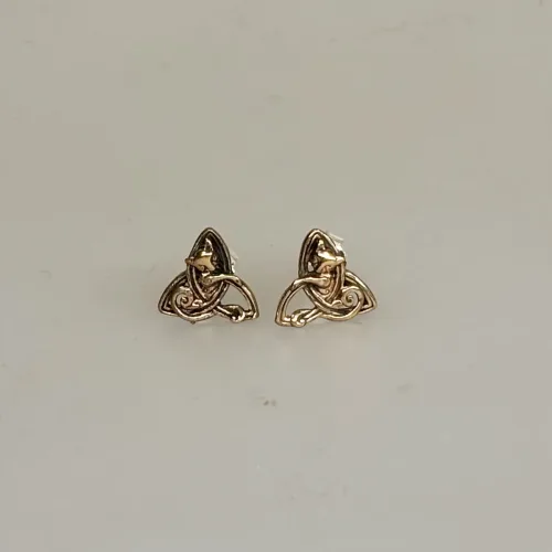 Vikinge Ørestikkere i Bronze - Frejas Katte, kat, katte, gudinde, vikingesmykker, aser, aserne, gamle, mytologi, guder, fund, symbol, ørestikkere, ægte, original, museumssmykke, vikingeøreringe, gyldne, kobber, kærlighed, biti, ribe, 05-113-50