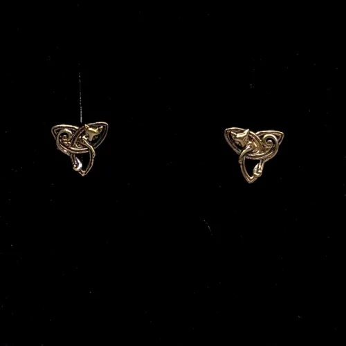 Vikinge Ørestikkere i Bronze - Frejas Katte, kat, katte, gudinde, vikingesmykker, aser, aserne, gamle, mytologi, guder, fund, symbol, ørestikkere, ægte, original, museumssmykke, vikingeøreringe, gyldne, kobber, kærlighed, biti, ribe, 05-113-50