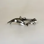 Nøglering Spækhugger med Unge, mor og barn, befri willi, befri, orca, hval, whale, spækhugger, blåhval, havet, fisk, dykker, undervands, biolog, havbiolog, marine, sang, svømme, sejle, symbolsk, jonas, flot, lækker, akvarium, biti, ribe, vadehavet, danmark, havbiolog, delfin, tandhval,