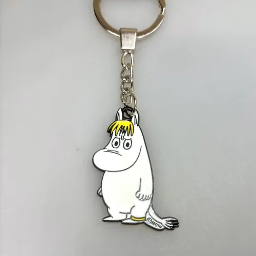 Nøglering - Grumpy Snorkfrøken, sur, gnaven, rasende, mopset, pige, kæreste, snorm123, moomin, gave, gaveide, samler, nøgleringe, Nøglering