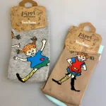 Strømper Pippi Langstrømpe - Camel, Strømper Pippi Langstrømpe - Grå, lysegrå, melange, hopla, PIPPI17M damestrømper, dame, pige, drenge, festlige, pippi, ting, assesoires, accessoires, sokker, strømper, bomuld, bomuldsstrømper, bomuldssokker, sjove, motiv, kulørte, farverige, humoristiske, pippisokker, pippistrømper, økologisk, holdbare, gave, gaveide, pippi fan, sstærk, sej, forbillede, konfirmationsgave, konfirmand, gaveide, gave, biti, ribe, astrid lindgren, pippiting, nordic boddies
