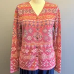 Dunque Fintstrikket Cardigan - Bomuld Rosenrød, rosa, hindbær, bærfarver, beere, bunt, dunque, bomuldsstrik, kradser ikke, blød, lækker, holdbar, kvalitet, frisk, flot, klædelig, dunque, biti, ribe, bomulds, økologisk, bio, gotts, bæredygtig, miljø, rigtig, bevidst