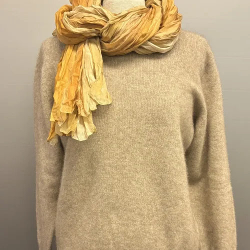 Possum Dame Pullover - Noa Oyster, beige, lys, sandfarvet, meleret, ensfarvet, noa, moderne, klædelig, smart, cropped, super, soft, blød, vamset, varm, eksklusiv, luksus, luksuriøs, ekstravagant, kvalitet, underspillet, strik, opossum, possum, new zealand, noble wilde, damestrik, striktrøje, sweater, let, lun, yndlings, strikbluse, vinter, efterår, comfy, biti, ribe, uld, ulden, uldstrik, uldtrøje, uldsweater, gave, gaveide, julegave, silke,
